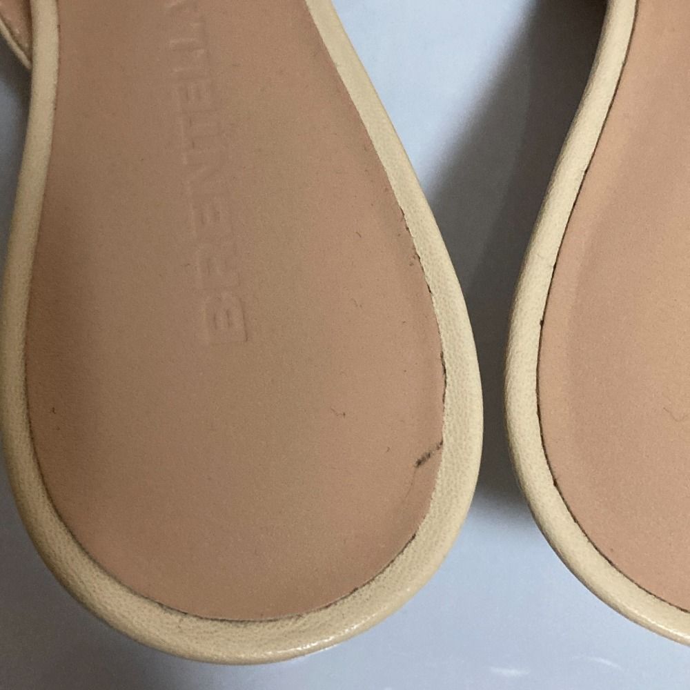  24 SS ブレンテッラ Vカット ミュール サンダル サイズ37 cm ベージュ レディース 古着 サンダル サンダル ミュール