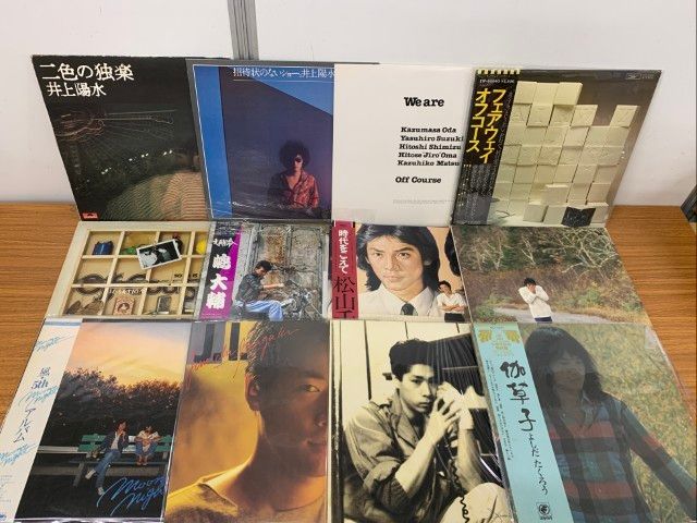 □01)【1点限り!】歌謡曲などのLPレコード/まとめ売り約50点大量セット