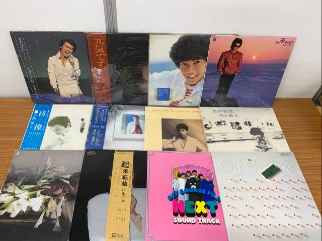 □01)【1点限り!】歌謡曲などのLPレコード/まとめ売り約50点大量セット