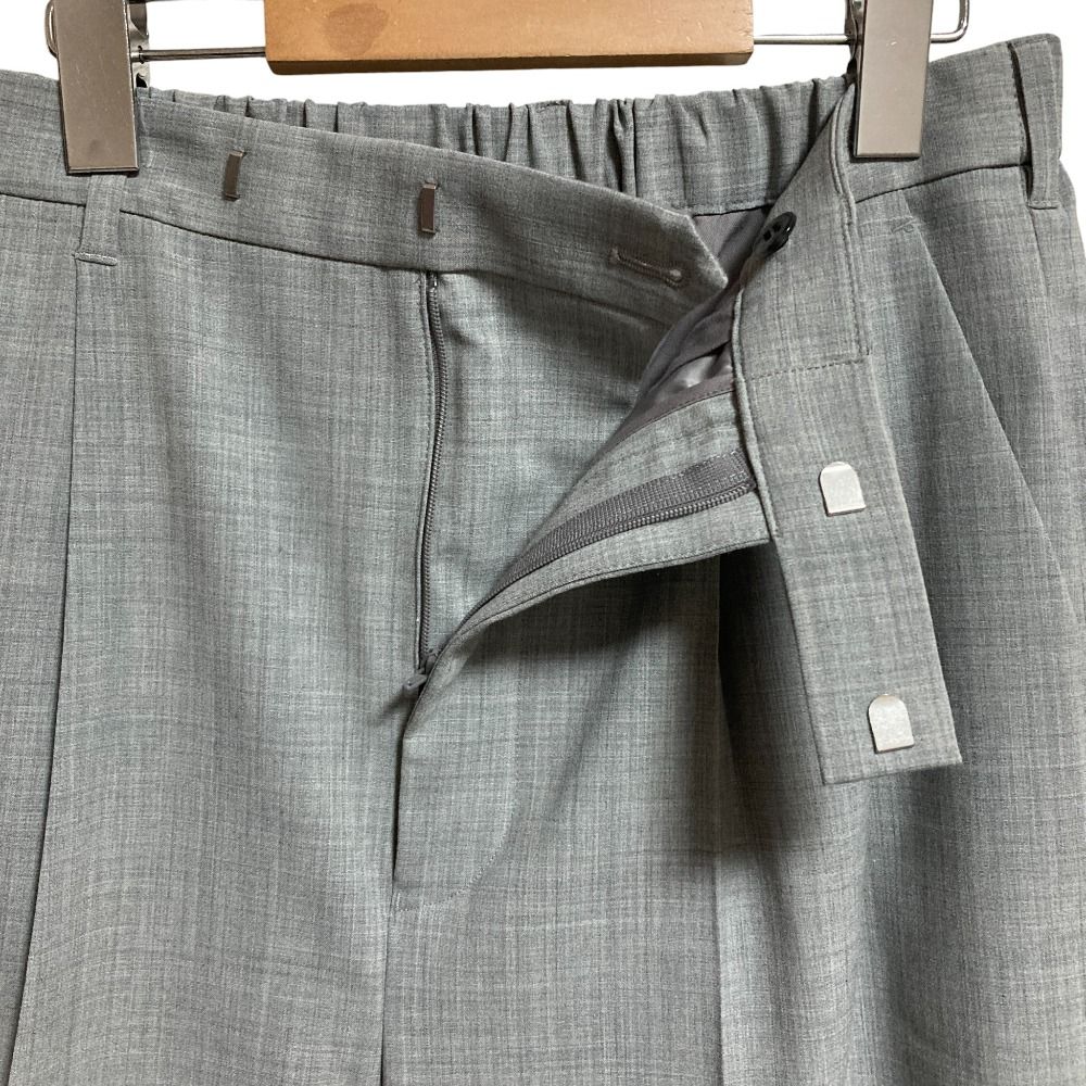  24 AW FRAMeWORK フレームワーク ウォッシャブルTWタックワイドパンツ サイズ38 グレー レディース 古着 ワイドパンツ イージーパンツ パンツ