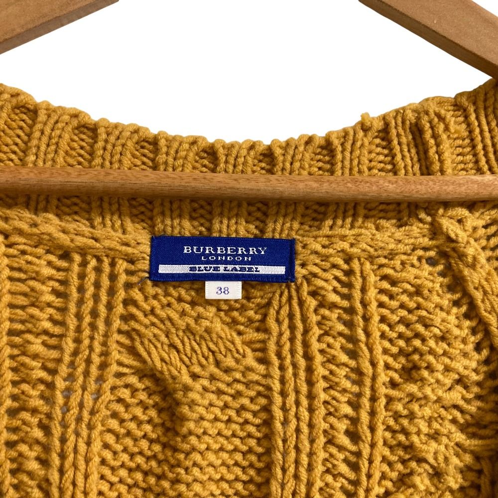 ブルーレーベル、長袖カーディガン 38サイズ Burberry Blue Label(バーバリーブルーレーベル) カーディガン サイズ