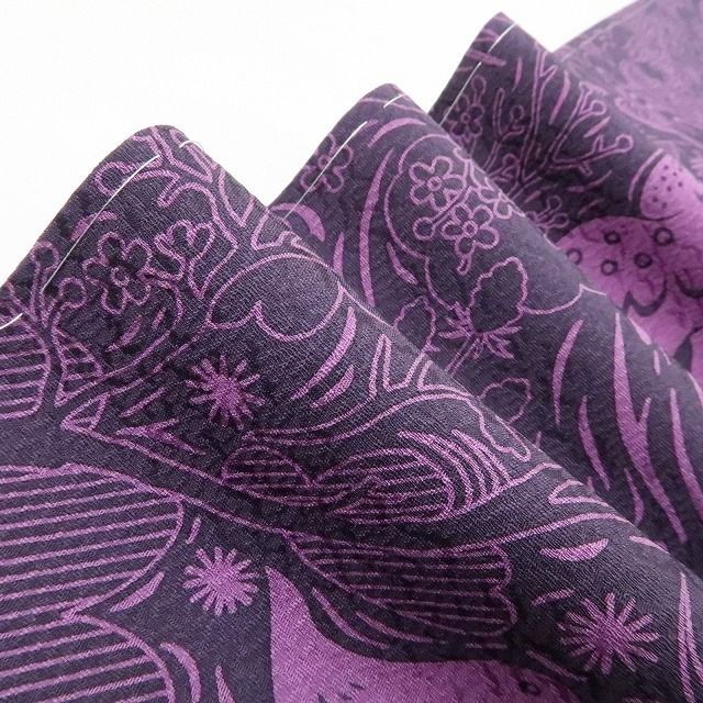 ❁tomihisa❁新品 斉藤三才 落款 着物“三才の飛翔鳥…見知らぬ世界の