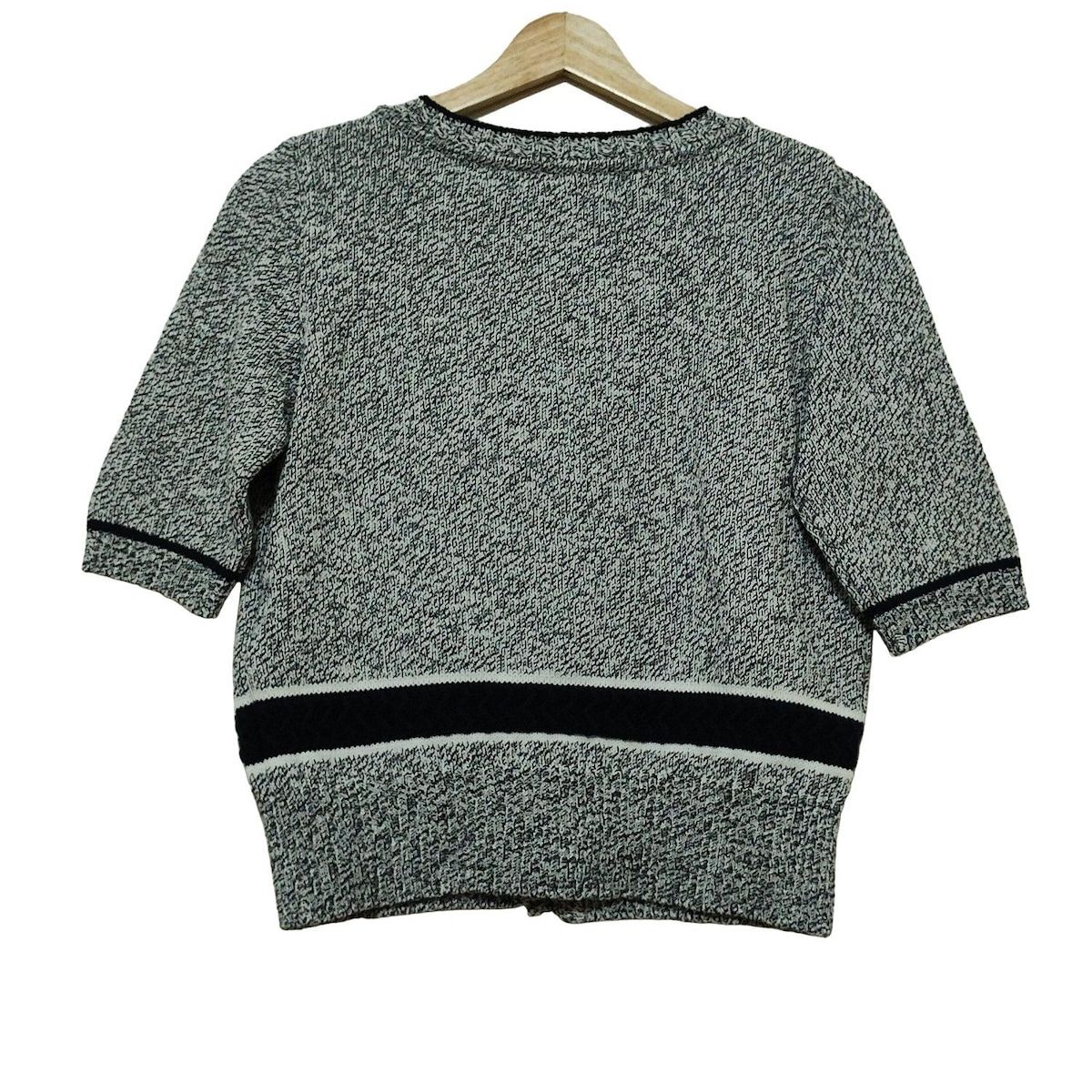 Rene(ルネ) カーディガン サイズ36 S レディース美品 - 白×ネイビー