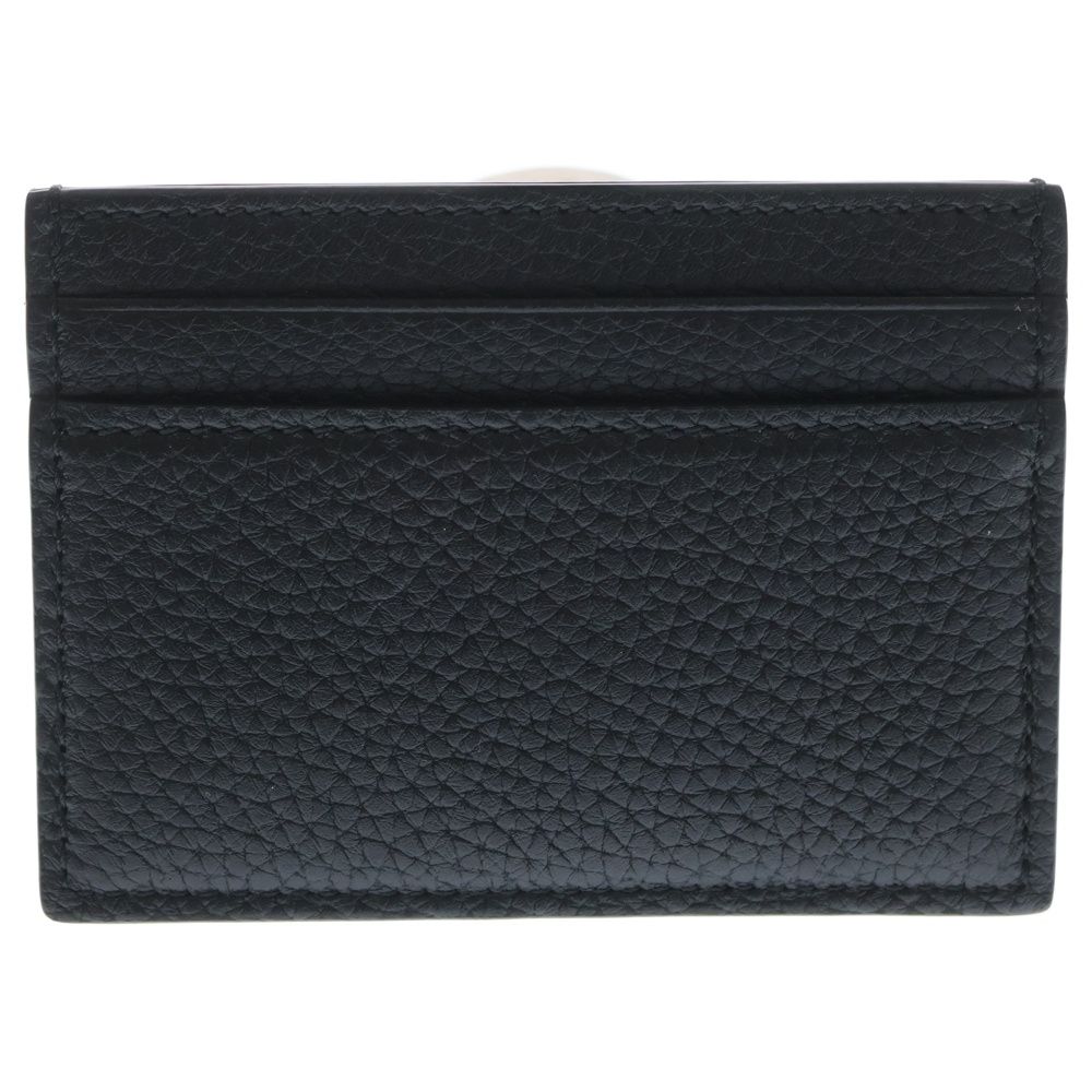 GUCCI グッチ ロゴ カードケース ブラック レザー 771157