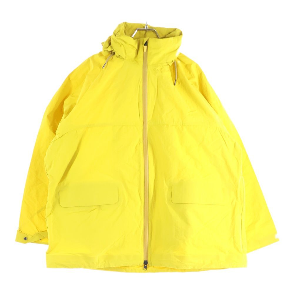 デサント 19 SS ZIP UP PARKA ナイロン フーデッド ジップアップパーカ イエロー