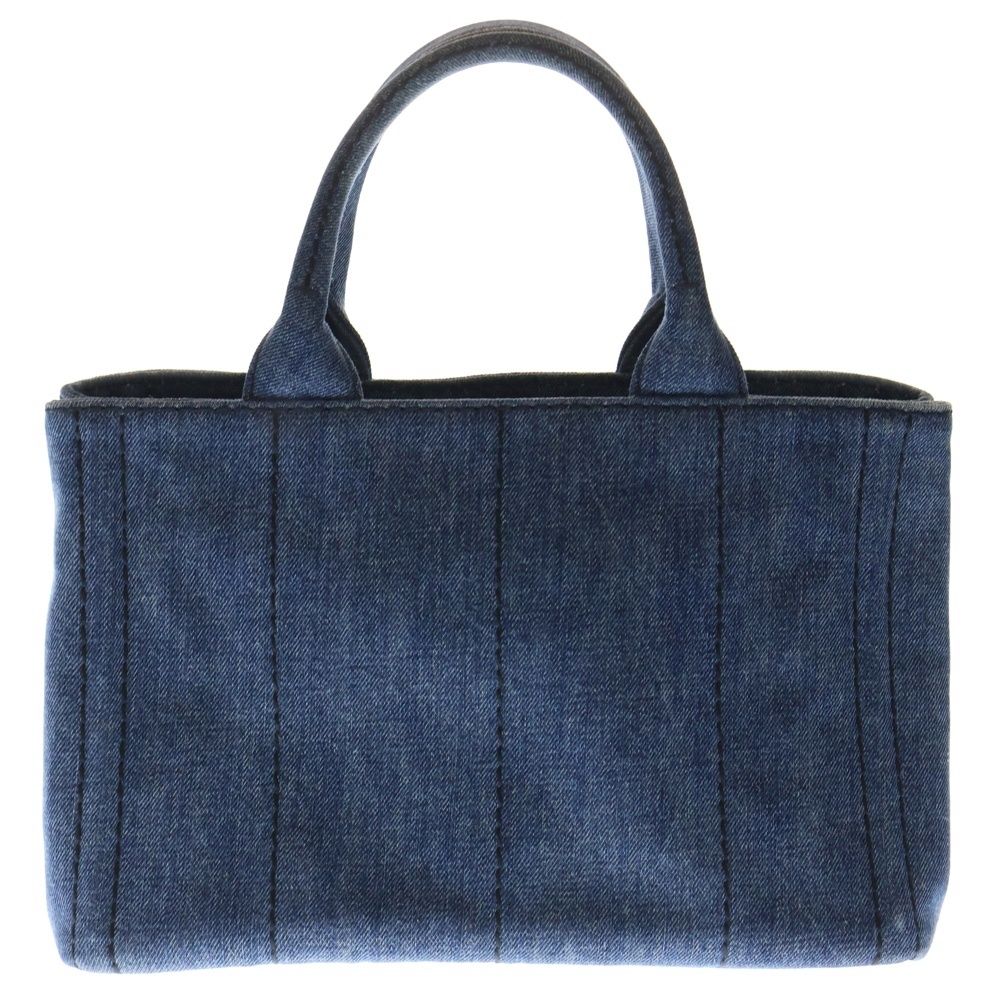 プラダ デニム カナパ ミニ 2WAYハンドバッグ PRADA (プラダ) カナパ ミニ 2WAY デニムハンドバッグ ショルダー