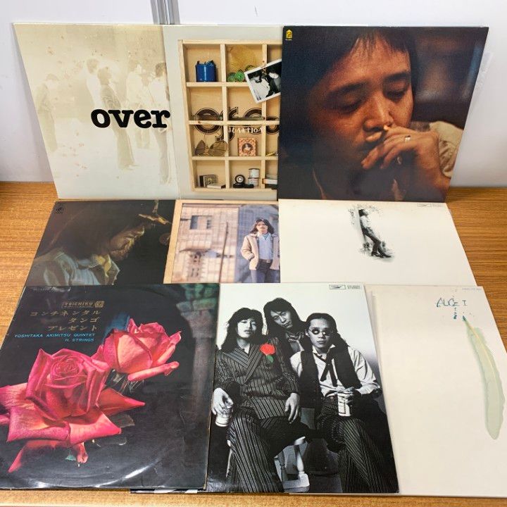 □01)【1点限り!】歌謡曲・アニソンなどのLPレコード まとめ売り約55点