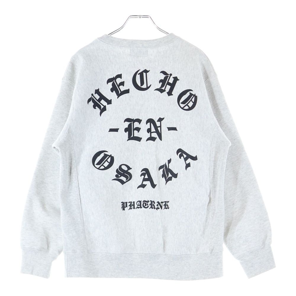 PHATRNK (ファットランク) HECHO EN OSAKA SWEAT 両面プリント クルー