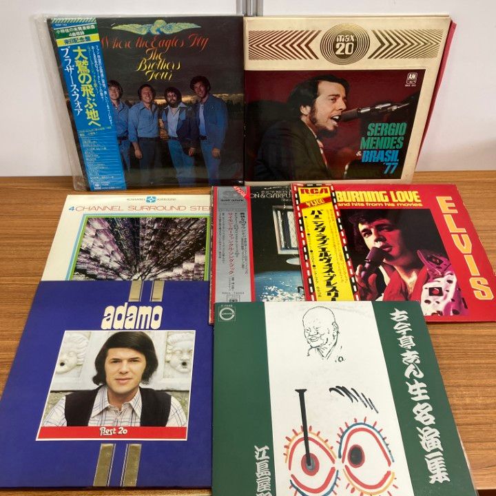 □01)【1点限り!】洋楽・邦楽・落語などのLPレコードまとめ売り約35点