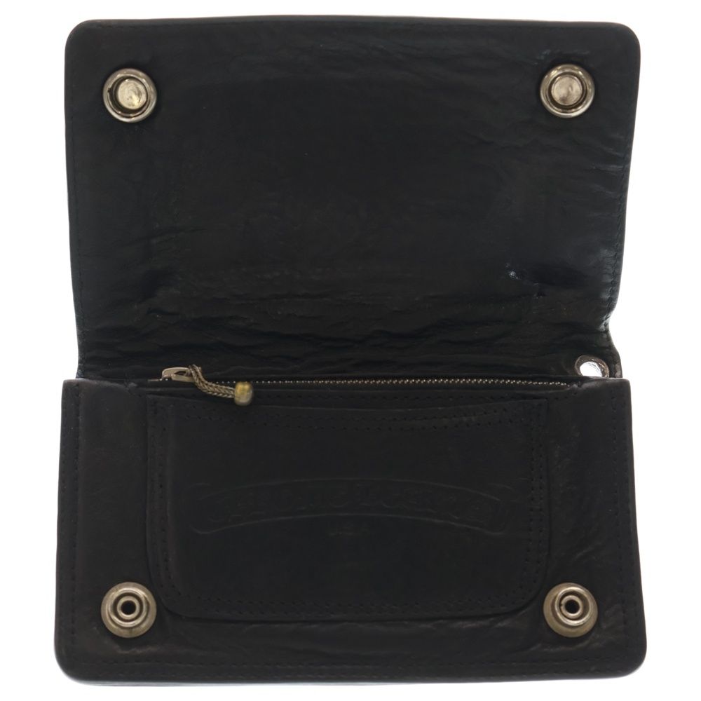 CHROME HEARTS (クロムハーツ) 1ZIP 1ジップ フローラルボタンレザー