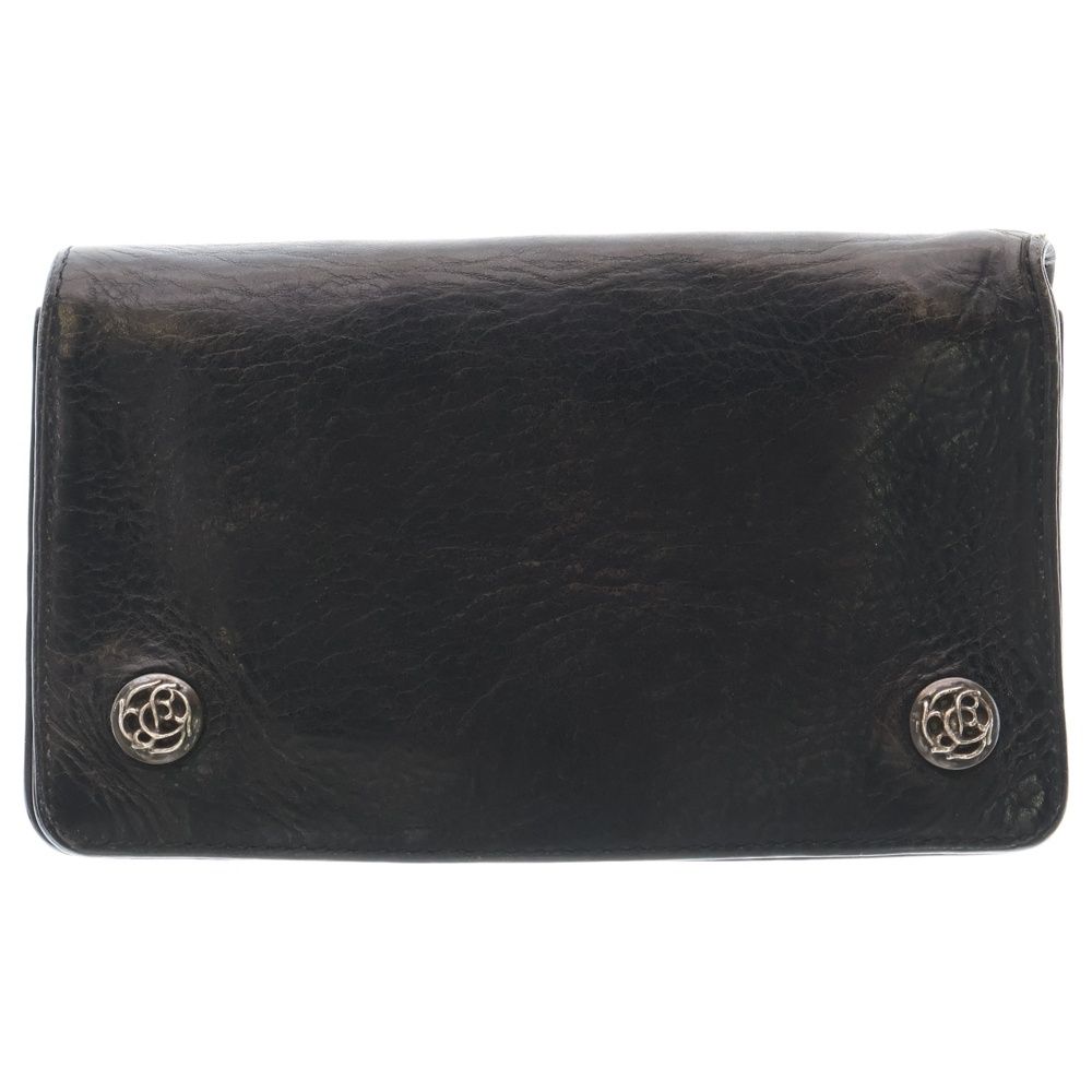 CHROME HEARTS (クロムハーツ) 1ZIP 1ジップ フローラルボタンレザー