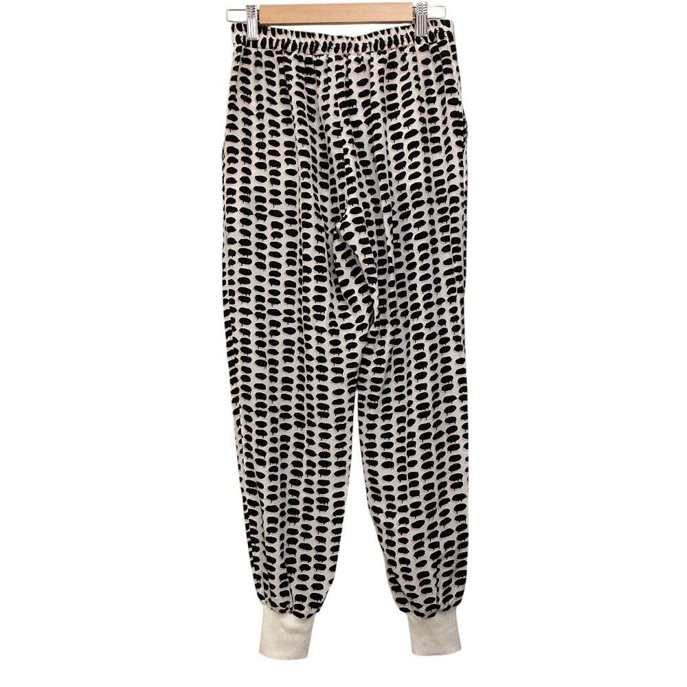 美品 STELLA McCARTNEY ステラマッカートニー シルク リブパンツ