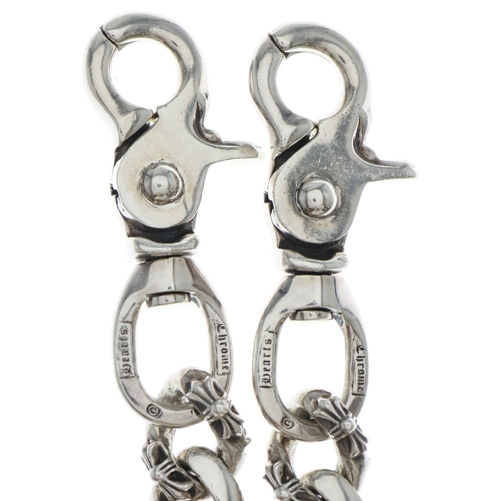 シルバーウォレットファンシーチェーン CHROME HEARTS (クロムハーツ) FANCY 2クリップファンシー ロング