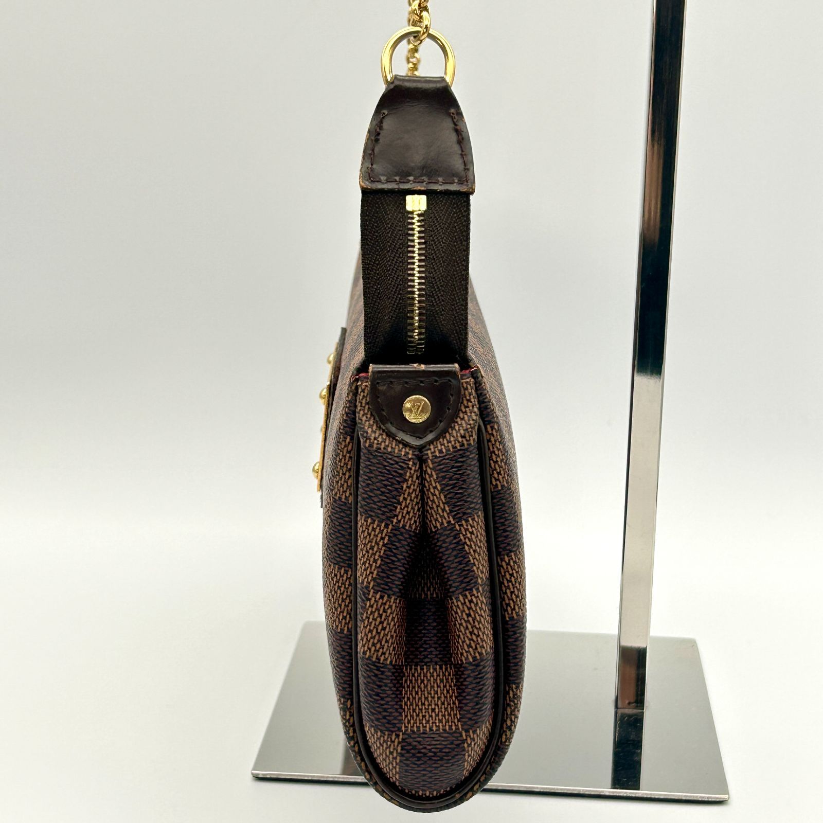 Louis Vuitton ルイヴィトン ダミエ エヴァ ショルダー チェーン LV