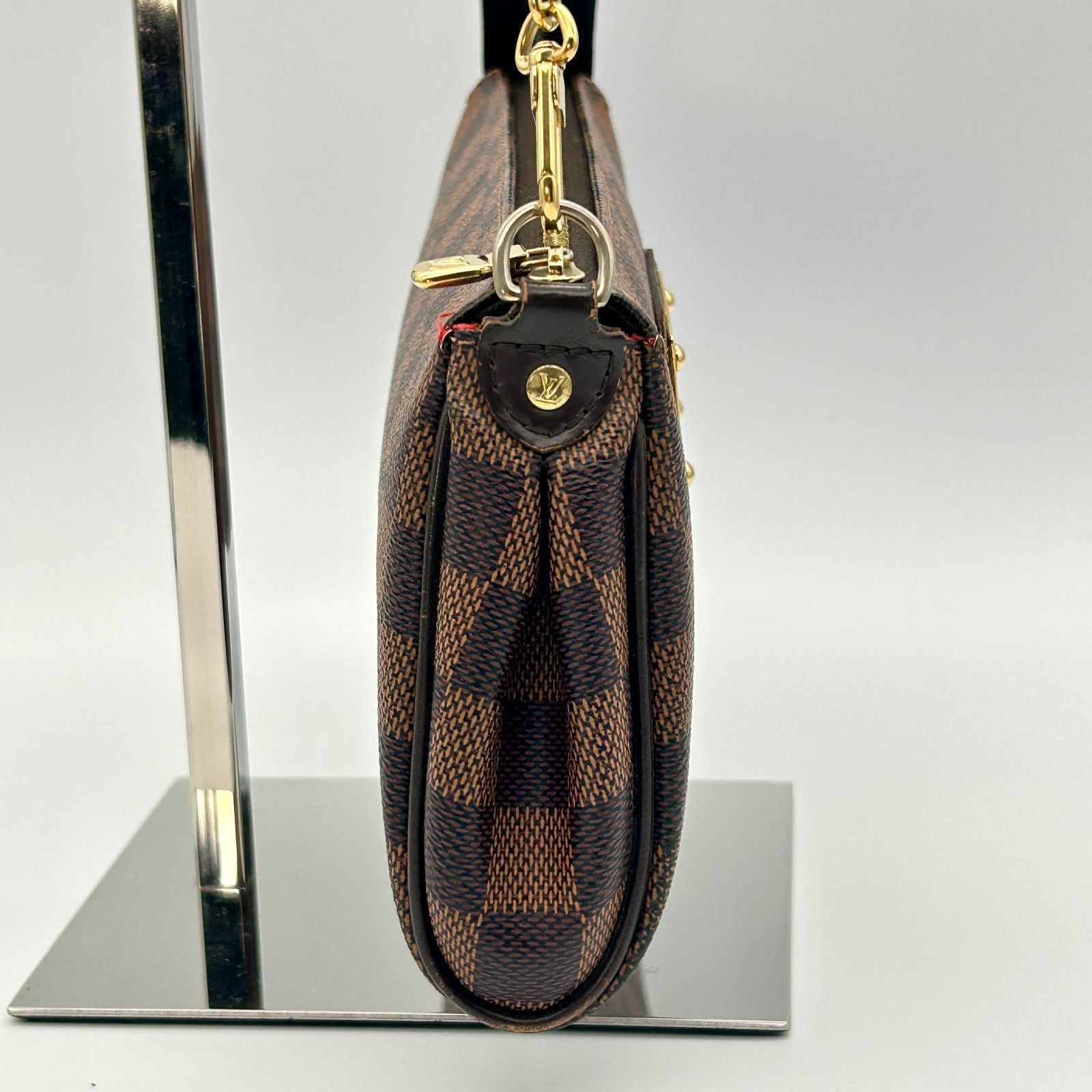 Louis Vuitton ルイヴィトン ダミエ エヴァ ショルダー チェーン LV