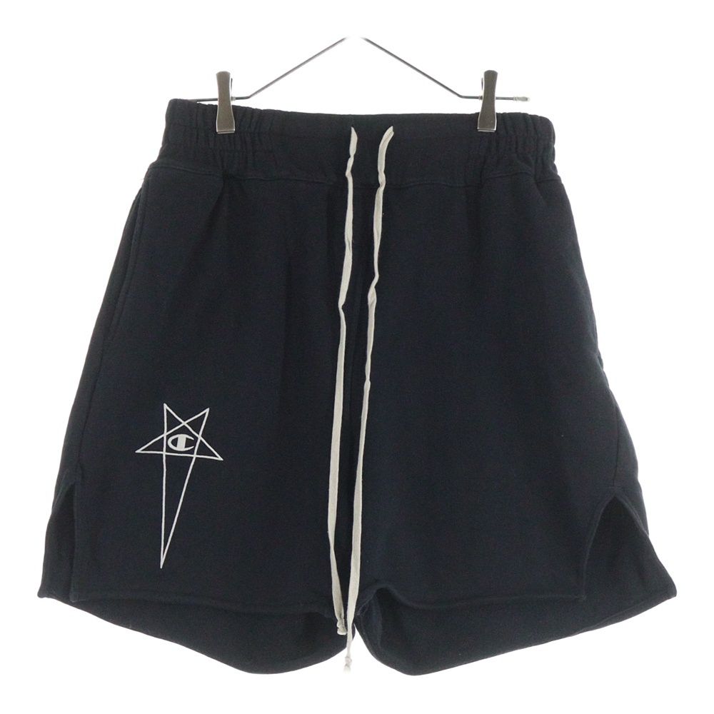 Rick Owens リックオウエンス Champion Beleved Pods ビリーブドポッズ ハーフパンツ コットン ブラック