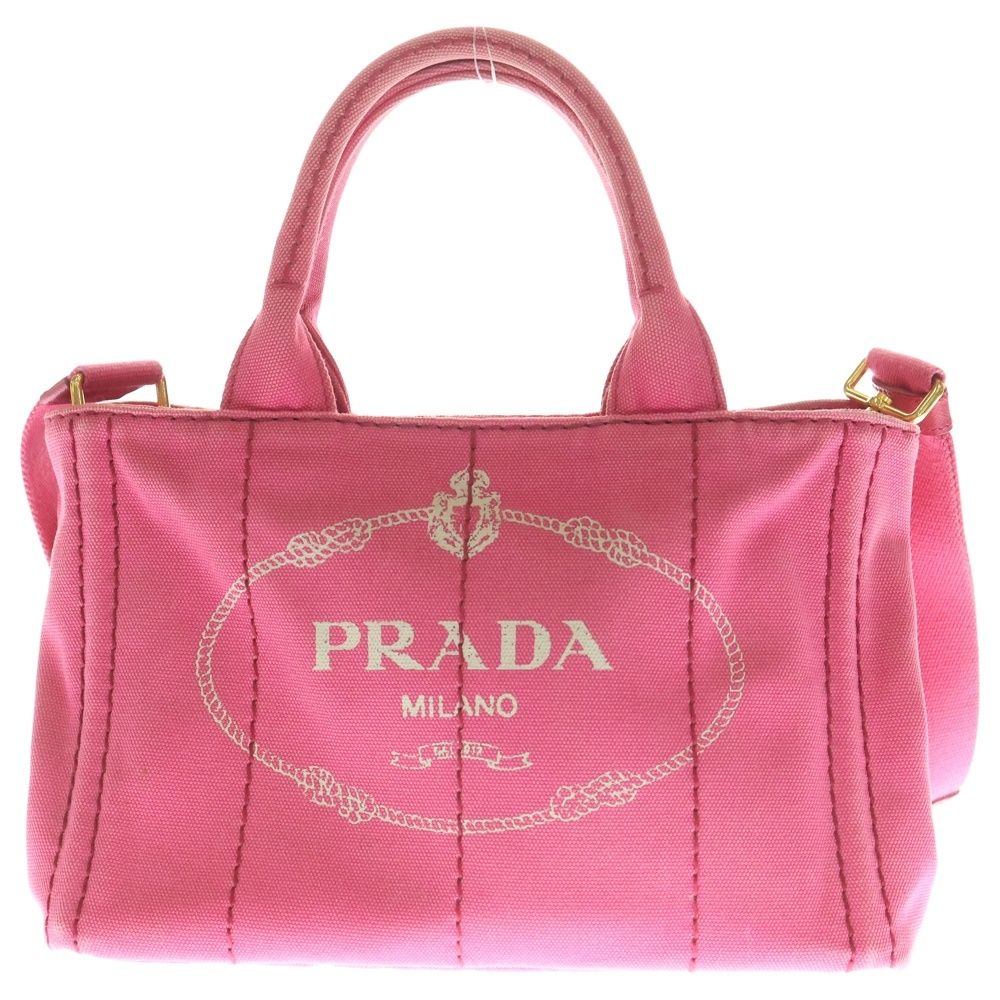 PRADA (プラダ) カナパ ミニ 2WAY キャンバス ショルダー ハンド