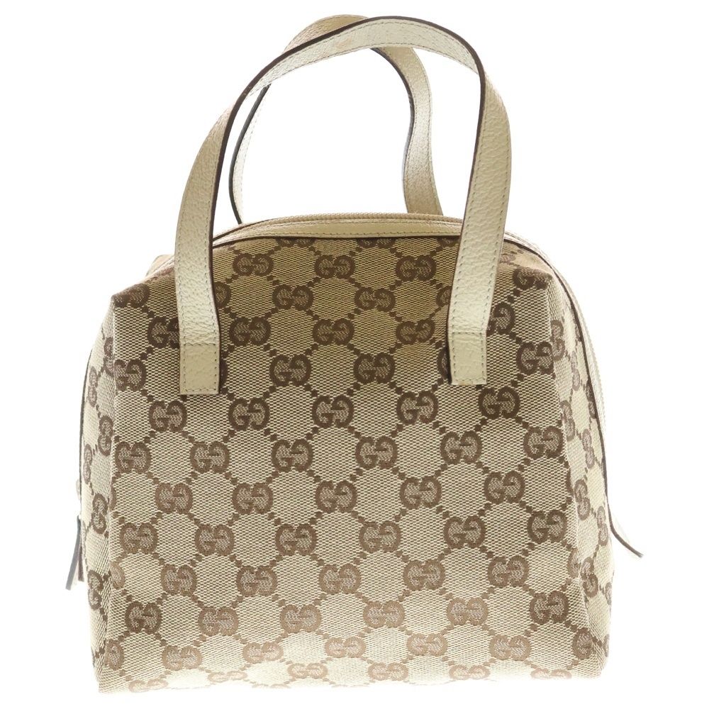 GUCCI (グッチ) GGキャンバス ハンドバッグ ベージュ キャンバス