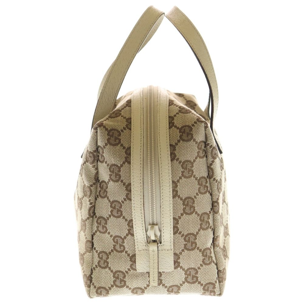 GUCCI (グッチ) GGキャンバス ハンドバッグ ベージュ キャンバス