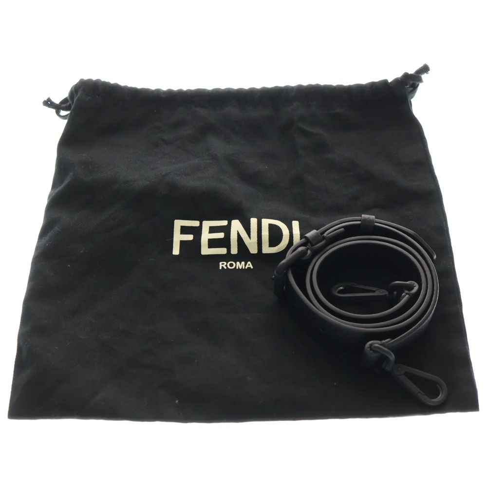 FENDI (フェンディ) FF セレリア ソフトトランクバゲット 2WAY レザー