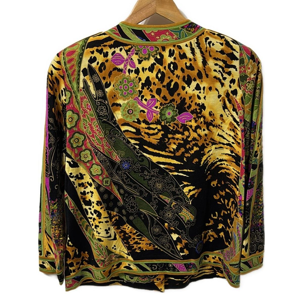 LEONARD(レオナール) カーディガン サイズLL レディース美品 - 黒