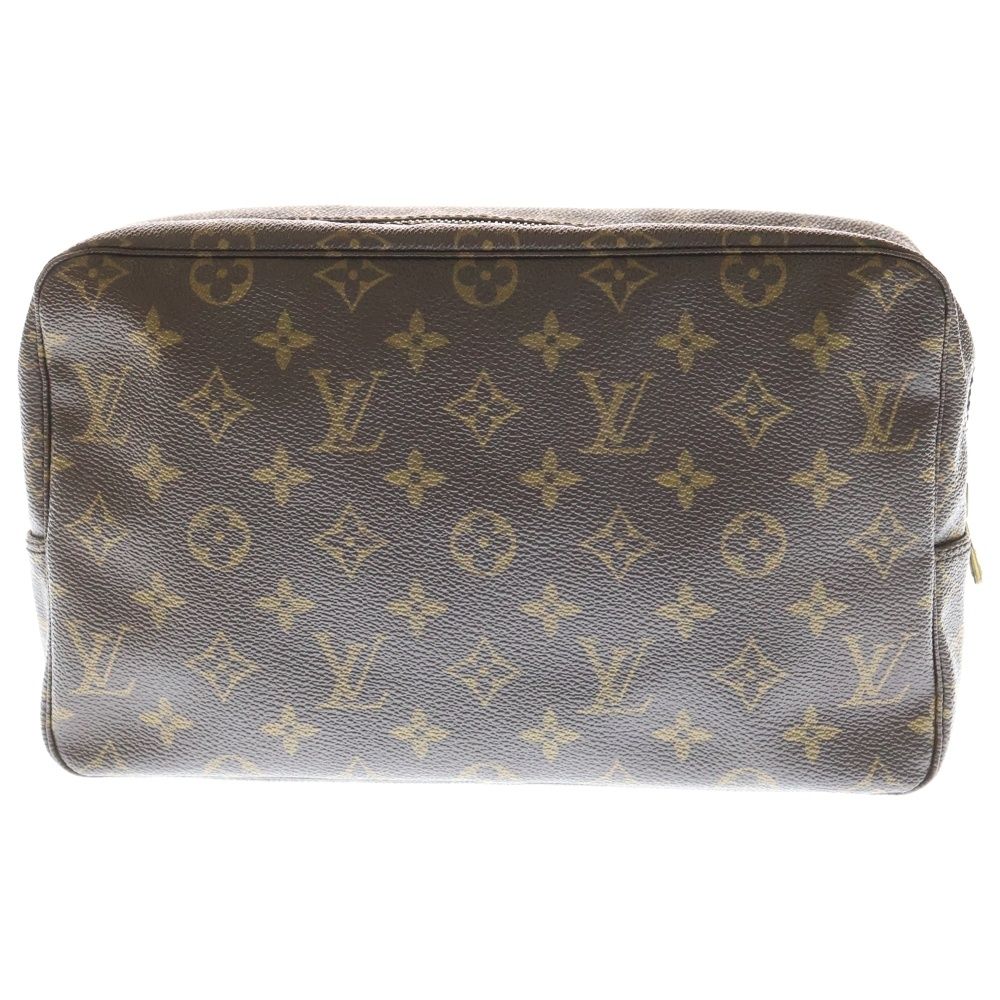 LOUIS VUITTON ルイヴィトン トゥルーストワレット28 モノグラム セカンドバッグ ポーチ 総柄 ブラウン M 47522 873 TH