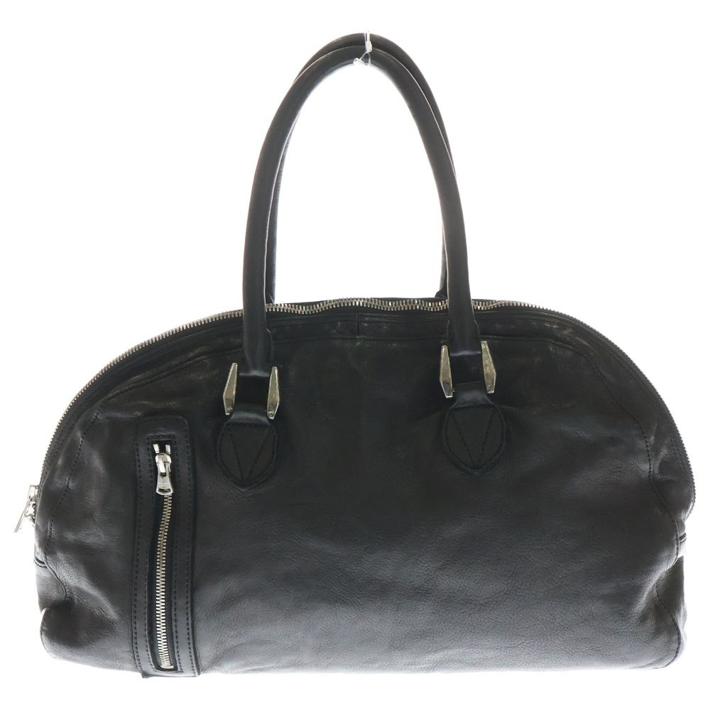ISAMU イサムカタヤマバックラッシュ GYM BAG イタリーショルダー ジャパンステアレザー ジムバッグ ハンドバッグ ブラック 230-04 BK