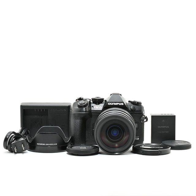 OLYMPUS OM-D E-M 1 Mark III 12-40 mm F 2.8 PRO レンズキット｜ 防塵防滴ボディ｜高速AF搭載｜シャッター数3 の低使用