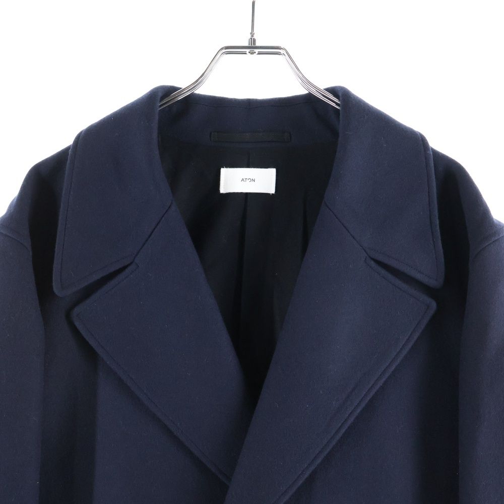 ATON (エイトン) SUPER 160S DOUBLE SAXONY SEMI DOUBLE COAT ウール