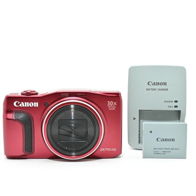 良品＞ Canon キヤノン デジタルカメラ PowerShot SX710 HS レッド