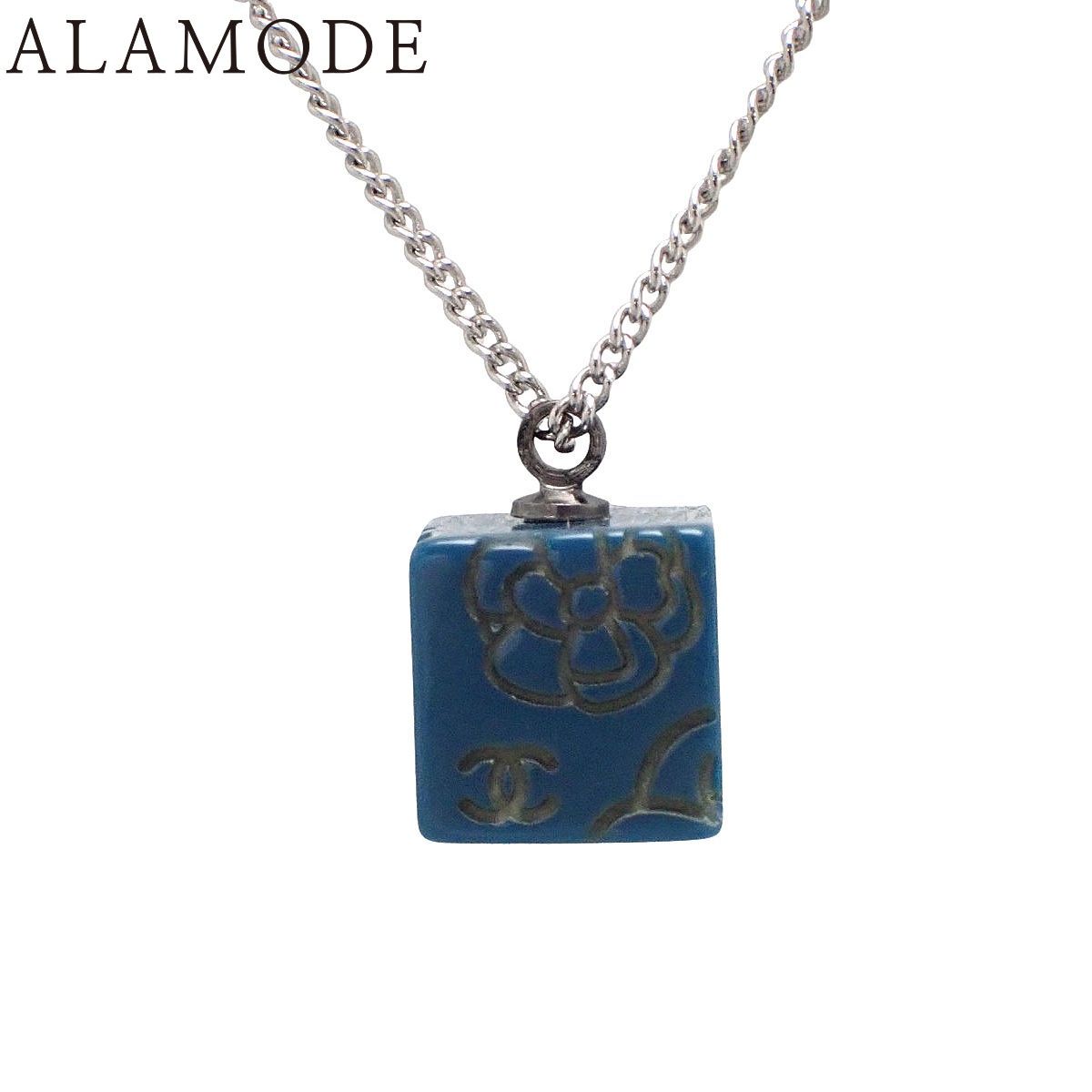 CHANEL(シャネル) ココマーク カメリア キューブ ネックレス メタル