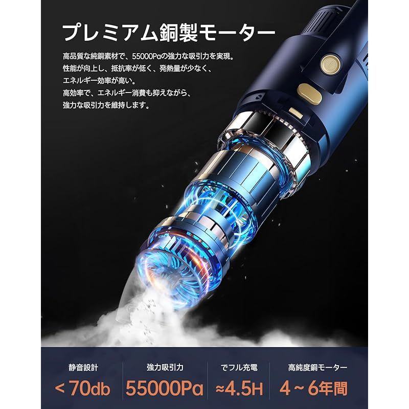 ☆彡Airpher コードレス掃除機 サイクロン式 超軽量 スティック