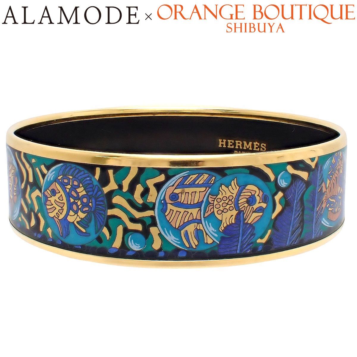 HERMES(エルメス) エマイユ GM メタル(GP) バングル アクセサリー