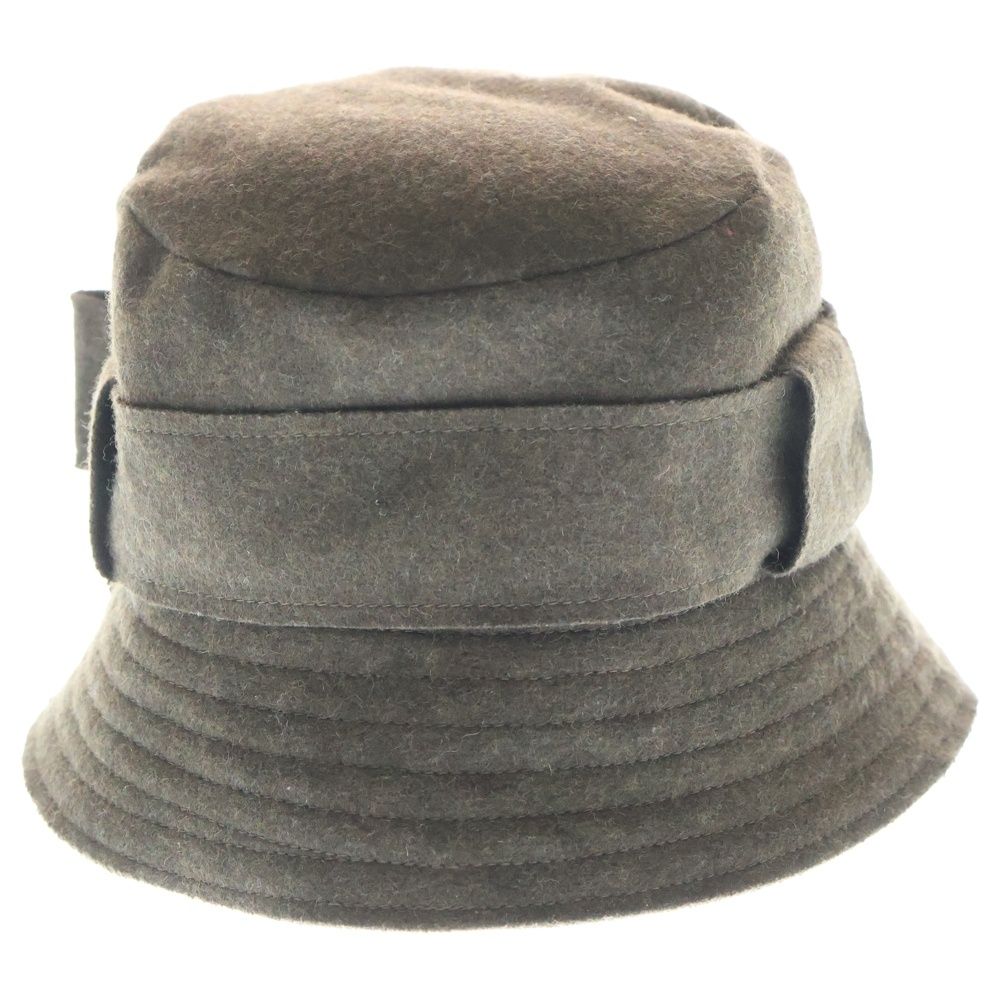 Vivienne Westwood ヴィヴィアンウエストウッド オーブロゴ ウールリボンバケットハット 帽子 ブラウン