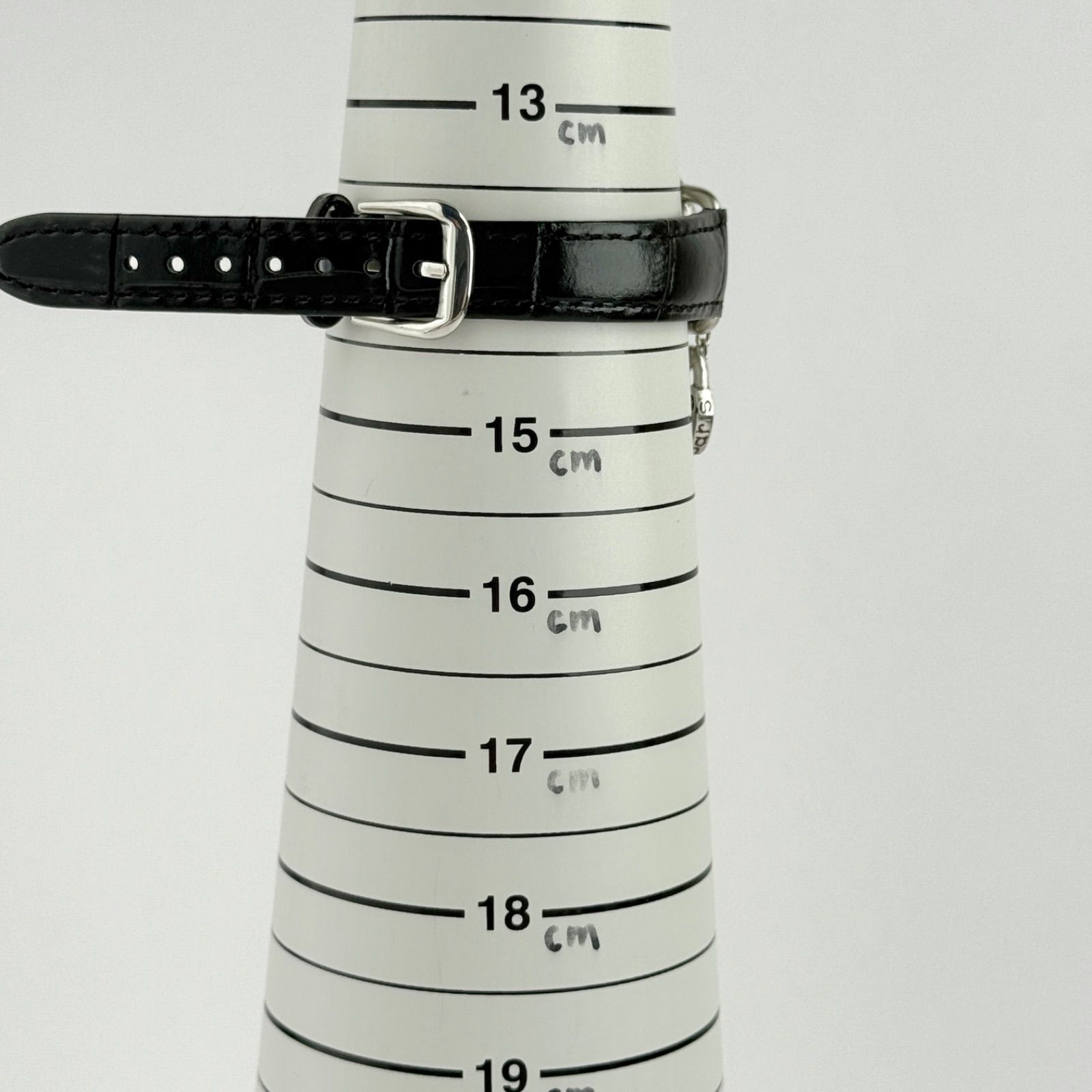 ソリッドシルバー 南京錠チャーム付き