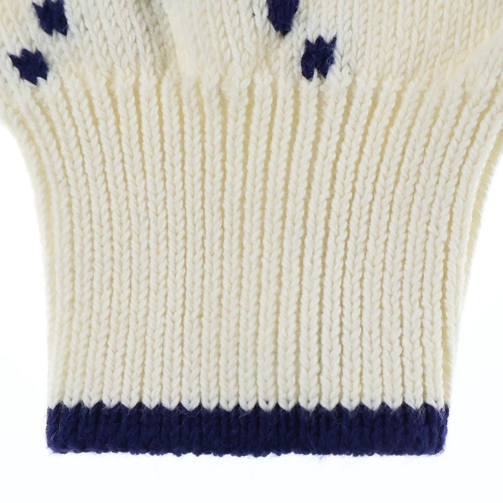 GUCCI (グッチ) GGジャガード クルーネック長袖ニットセーター ブルー