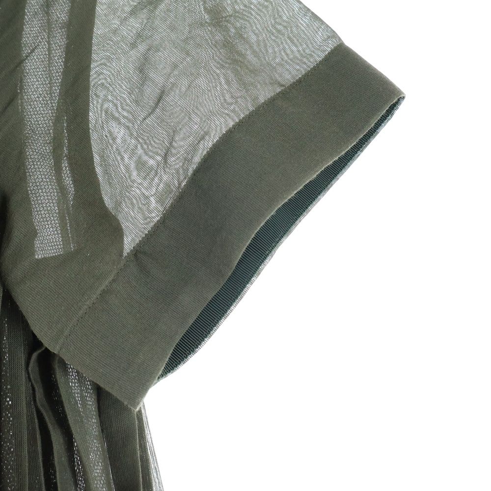 Sacai (サカイ) 22AW Suiting Mix Dress プリーツ加工 ドッキング 半袖