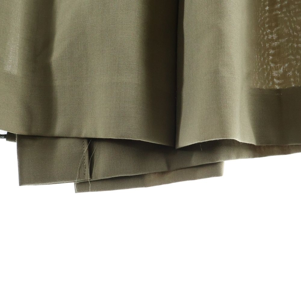 Sacai (サカイ) 22AW Suiting Mix Dress プリーツ加工 ドッキング 半袖