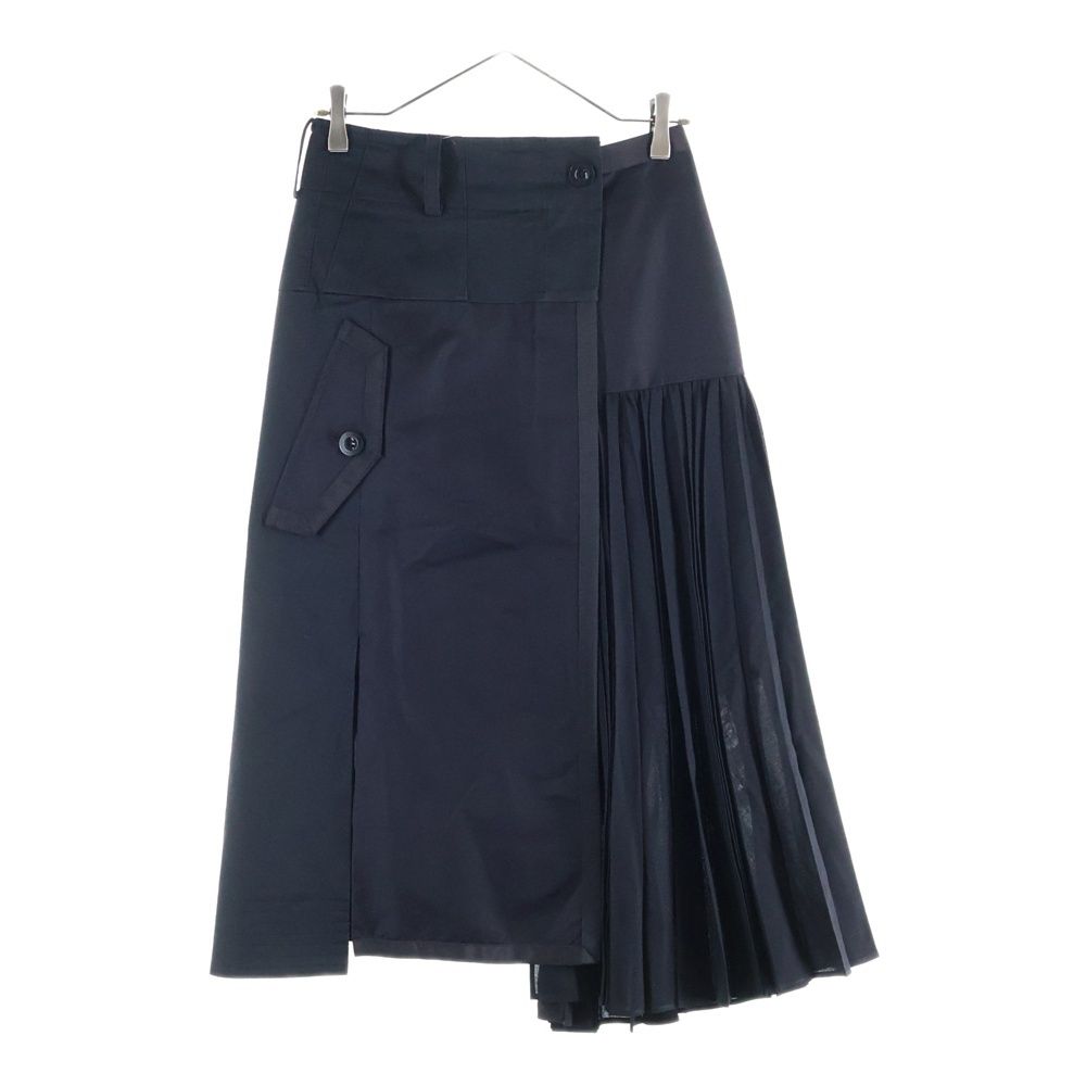 スカート sacai 21SS Suiting Asymmetry Skirt sacai 21SS Suiting Asymmetry Skirt