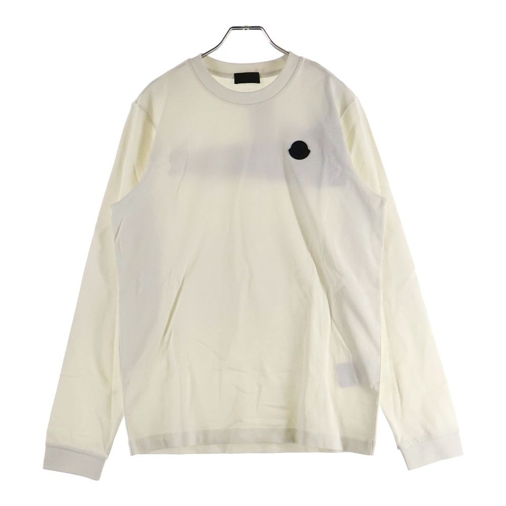 MONCLER モンクレール 25 AW GRAPHIC LOGO LONG SLEEVE グラフィック ロゴ ロングスリーブカットソー 長袖Tシャツ ホワイト