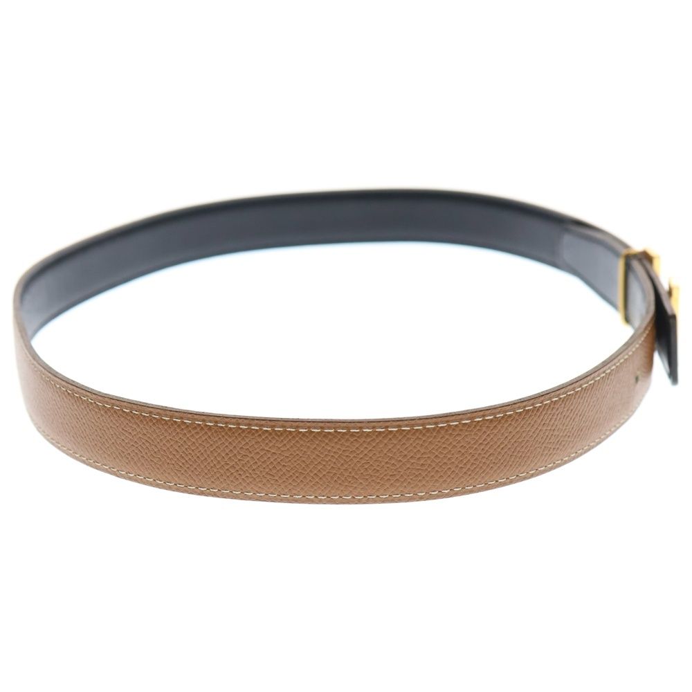 エルメス コンスタンス ブラウン レザー ベルト HERMES HERMES (エルメス) コンスタンス Hベルト ブラウン レザー ゴールド