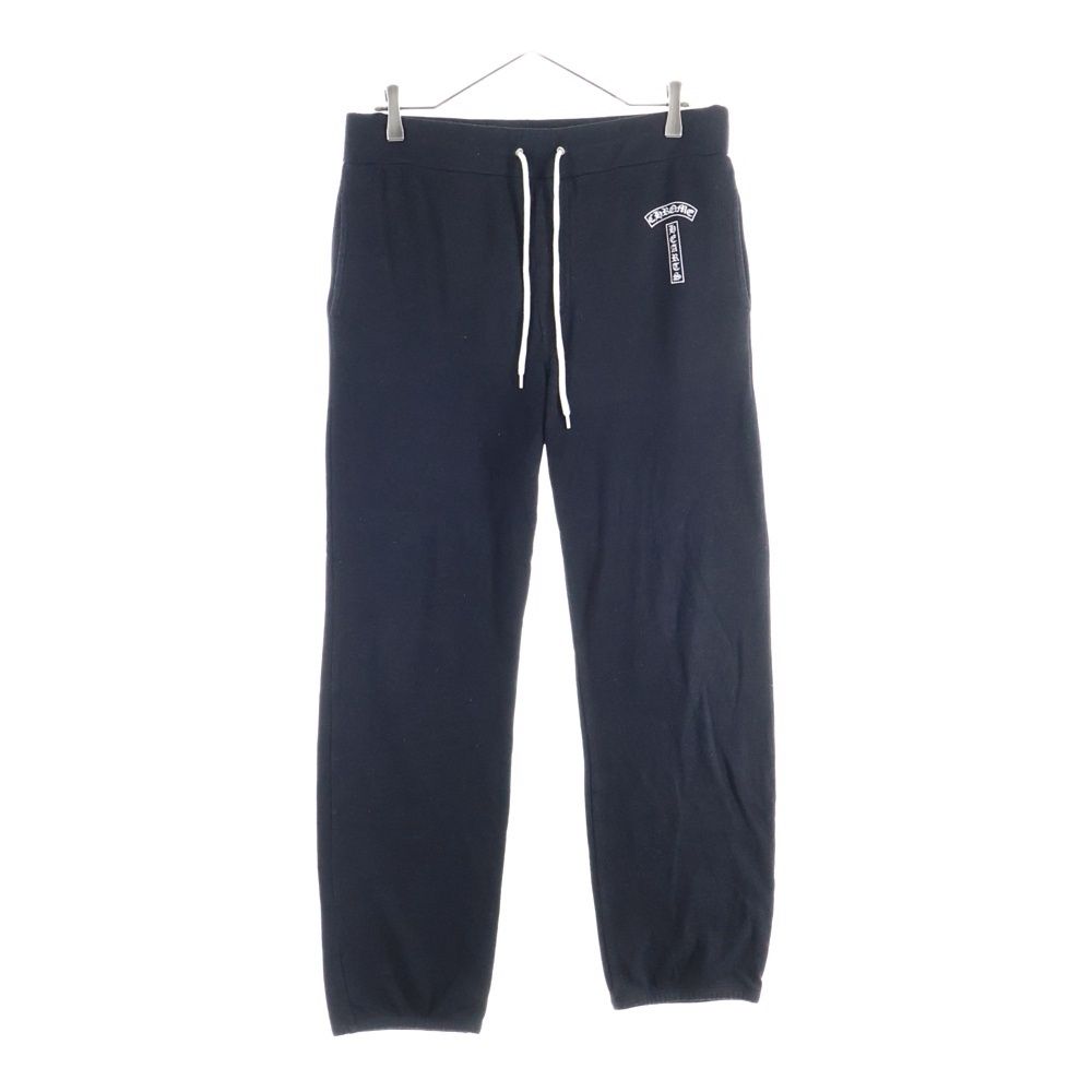 CHROME HEARTS クロムハーツ T Bar Logo Sweatpants ティーバー 裾ホースシュー ロゴ プリントスウェットパンツ ブラック