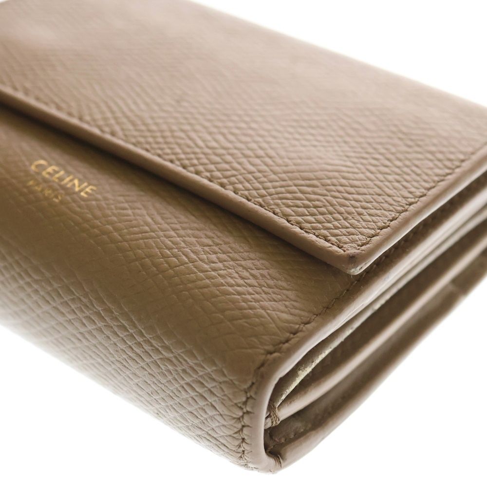 CELINE (セリーヌ) スモールトリフォールド 三つ折り財布 コンパクト