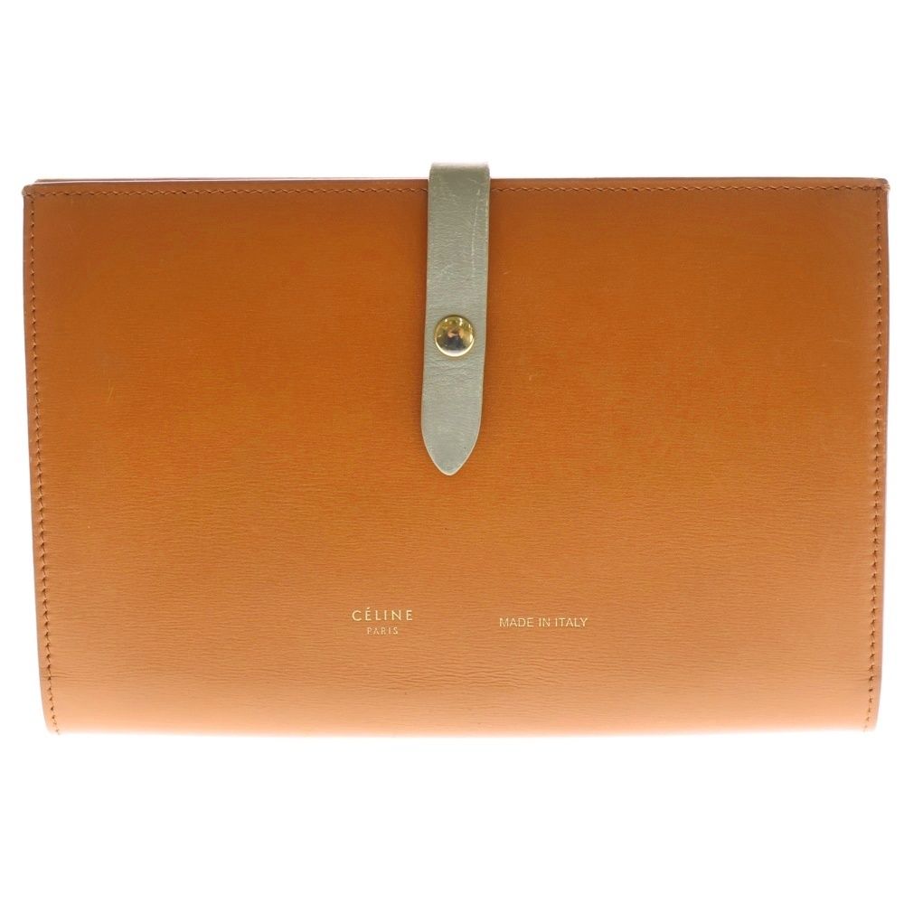 CELINE (セリーヌ) ロゴ ラージストラップウォレット ロングウォレット
