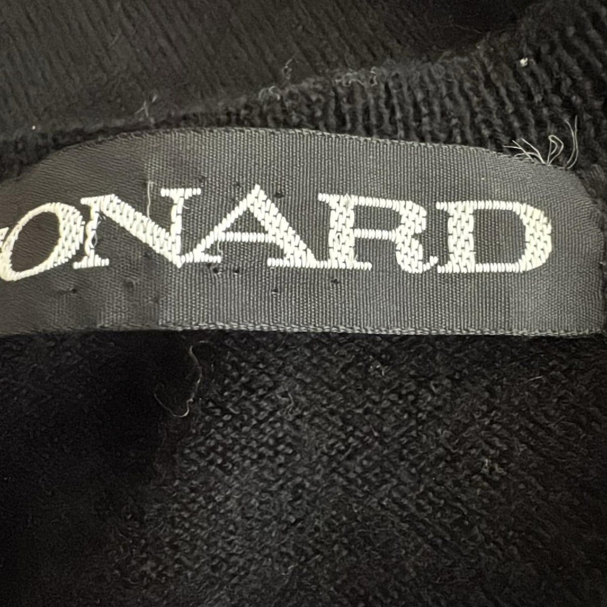 LEONARD(レオナール) 長袖カットソー サイズL レディース - 黒×ピンク