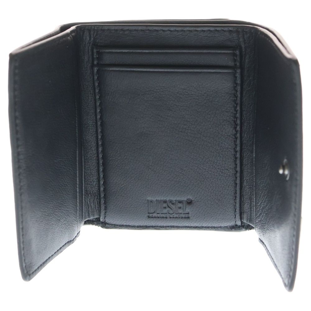 DIESEL三つ折り財布 ロゴ付き Diesel三つ折り財布ディーゼル財布dieselミニ財布