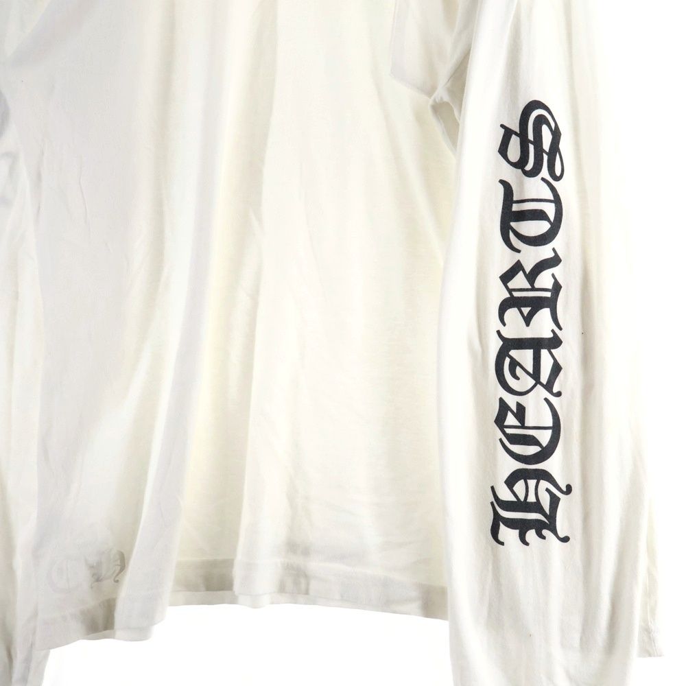 CHROME HEARTS (クロムハーツ) Neck Logo L/S Tee ネックロゴプリント