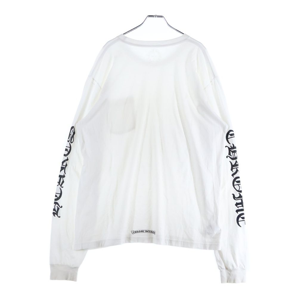 CHROME HEARTS (クロムハーツ) Neck Logo L/S Tee ネックロゴプリント