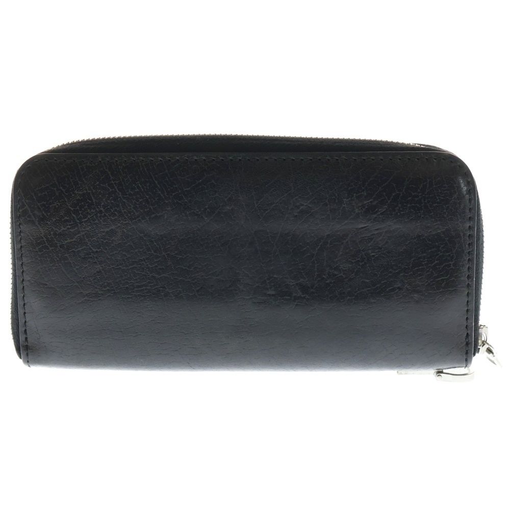 ISAMU イサムカタヤマバックラッシュ GUIDI グイディ コードバン ラウンドジップ レザーロングウォレット 長財布 ブラック 864-02