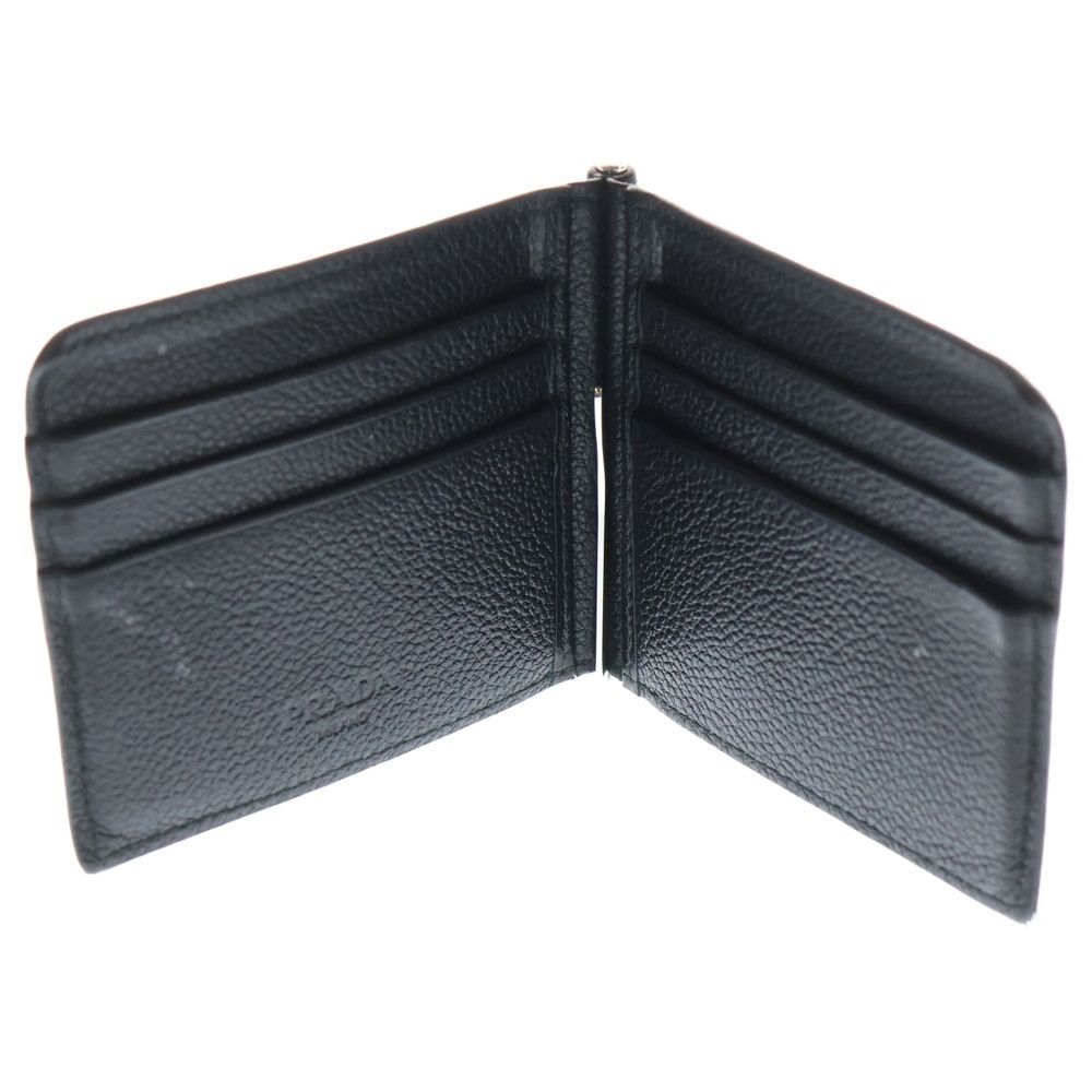 PRADA (プラダ) マネークリップ付き コンパクトウォレット 2つ折り財布